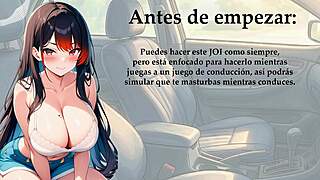 joi en español mientras conduces en un videojuego sé una mano conduce y la otra para pajearte