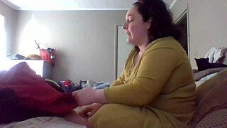wife teaching me how to fold clothes properly