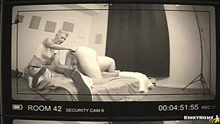 Cum twice - first in cock cage than from prostate handjob