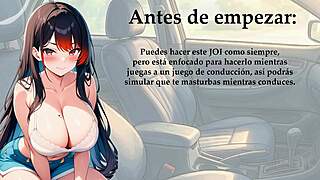 joi en español mientras conduces en un videojuego sé una mano conduce y la otra para pajearte