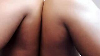 Stepmom masturbating alone at home