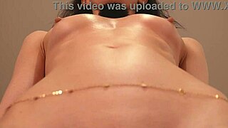 gringa moans like angel during striptease