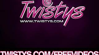 Hot horny brunette aspen rae cums hard