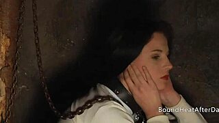 Suggestive woman submits during intense session