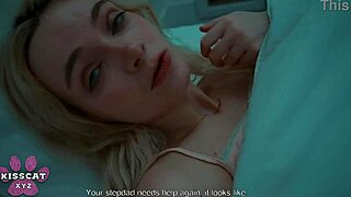 step mom catches step dad cumming inside step daughter amber kawaii and fucks hard in shared bed 😮