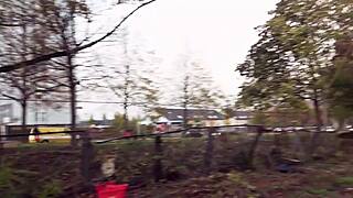 crazy exhibitionist fucks at abandoned place