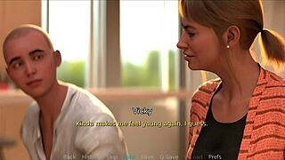 Living with vicky 3 first forbidden kiss with my stepmom