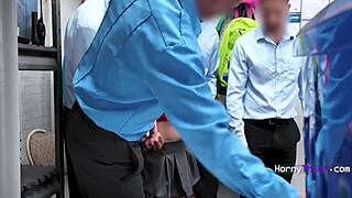 Vibrator thief busted servicing four guards at work