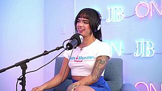 Luadyet the naughtiest tattooed girl masturbating while she tells us