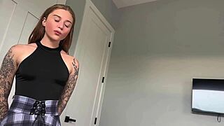 morning sex with cute stepsister before school