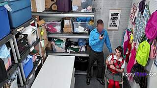 Vibrator thief busted servicing four guards at work