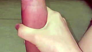 twink shoots majestic slow motion cumshot solo