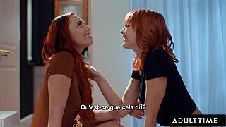 Adult Time - Aidra Fox Seduces Bestie Kenna James For Romantic Lesbian Fuck French Subtitles