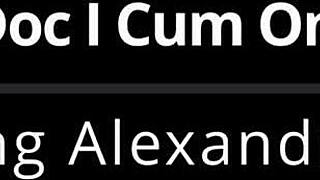 alexandria wu cums on the clock