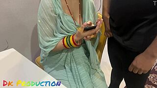Bhabhi Fingers Pussy Watching Porn On Phone