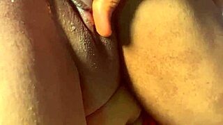masturbating stripper enjoys one night stand fun