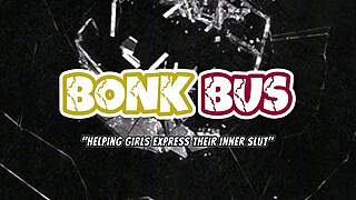 Hot Interview In Bus Turns Into Sex Scene
