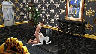 Stuck at friends house on rainy day leads to sex with hot milf