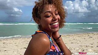 Milu Blaze French Step Cousin Visits Miami