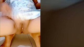 Video call session shared between couple during quiet evening hours