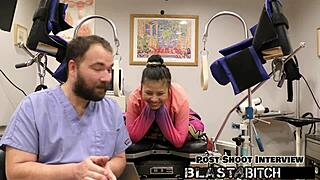 Raya nguyen sucks dick and gets fingered by doctor