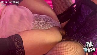 Sissy training started with big anal plug stretching my ass