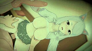 Chainsmoker Cat Imoko Sato In Bound Scene