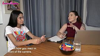 Experienced Marina interviewed a young 18+ Latina girl