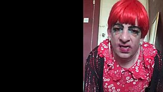 crossdresser does ass to mouth action
