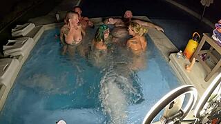 Hottub Orgy Lola Maverick Deliah Grace Nikki Zee