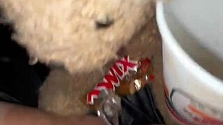 Cappuccino coffee&twix chocolate in my 18-years-old virgin pink tight pussy-kinky food fetish long porn-girl masturbate&moan-best saudi amateur-arabian snowwhite-los angeles-wants bbc usa