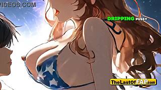 stepsisters fireworks creampie while family watches