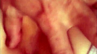 French amateur fucks doggystyle in satin lingerie