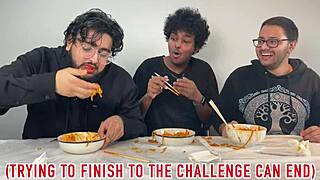 three hot amateurs get railed hardcore
