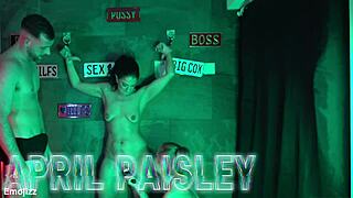 Dominating rose kink with bondage and toys