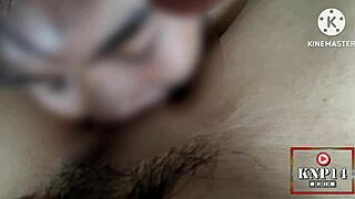 This thai milf gets her pussy eaten and double creampied