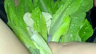 Chicken and vegetables in my virgin teen 18+ beautiful 18year old wet sexy pussy