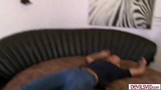 big tits blonde cougar picks up college guy to fuck