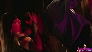 Texas presley in thigh high boots dominates hard
