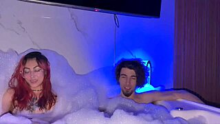 kinki and nasty foursome in the jacuzzi with these three big cocks aviigail