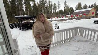 stranger in forest wants to warm up with some wild fucking