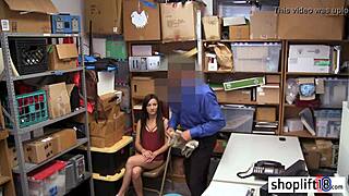 Big tits blonde teen busted and blows dirty cop