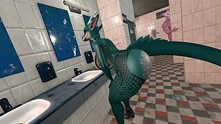 lizard licking