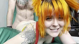 misty cosplay quivering orgasms ahegao doggy fuck