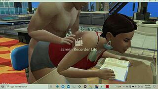 big butt latina grinds on horny ex lap