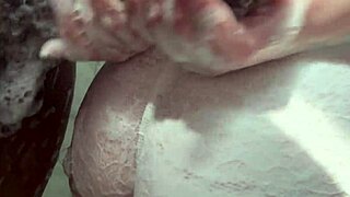 stepdaughters naughty shower with stepdads massive 12 inch cock