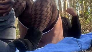 Old Man Spies On Us During Outdoor Quickie