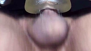 gazzadomm uses fleshlight in homemade session
