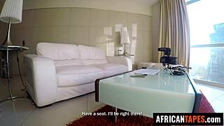 Big ass ebony waitress had other plans during interview