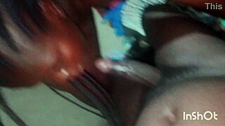 Village girl rides her man